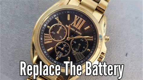 michael kors watch replace battery|michael kors battery replacement size.